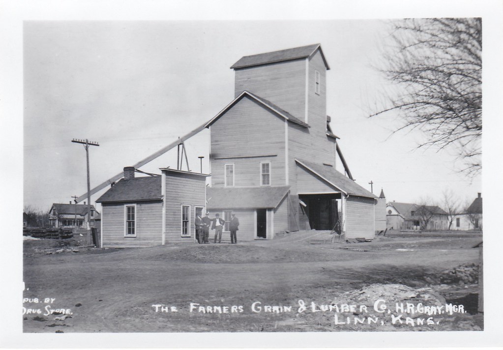 Farmers Grain & Lumber Co. H. R. Gray manager, Linn, KS Flickr