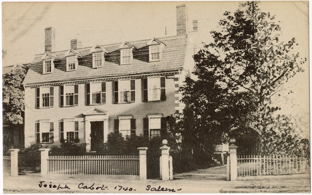 Joseph Cabot House (1748), Salem, Mass. Postcard showing a… Flickr