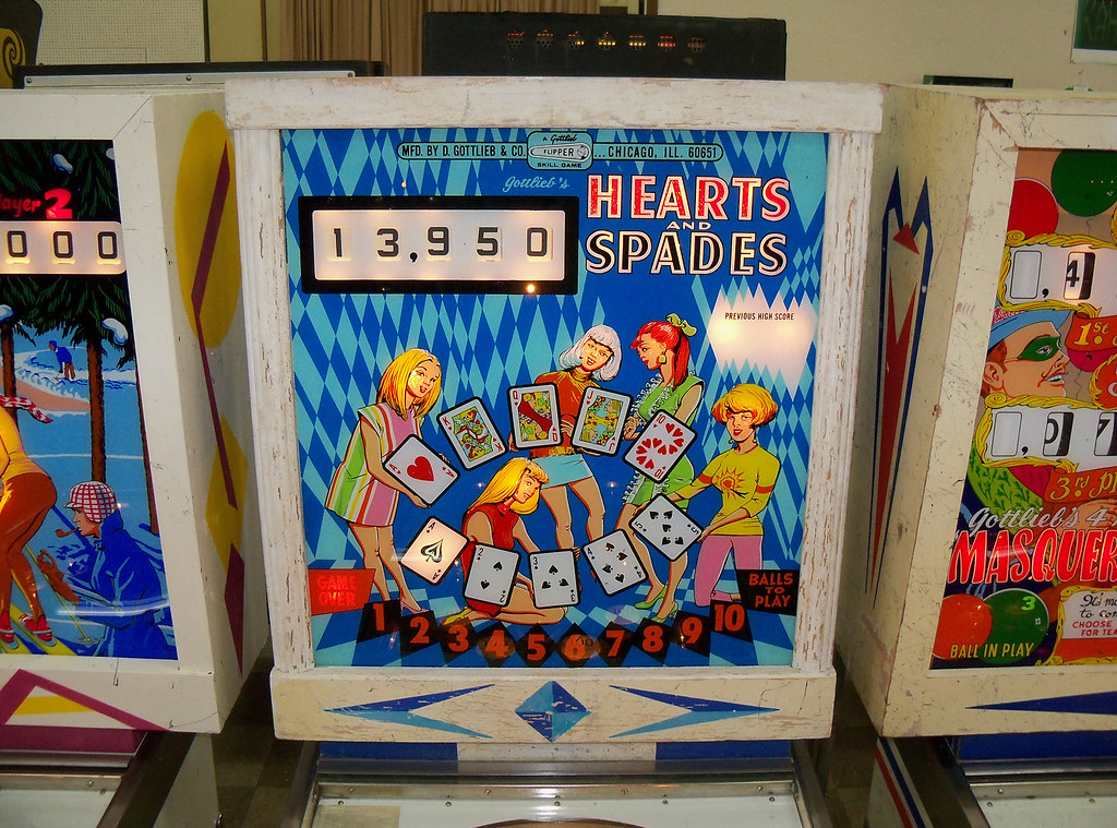 Hearts & Spades Backglass for the Hearts & Spades pinball … Flickr