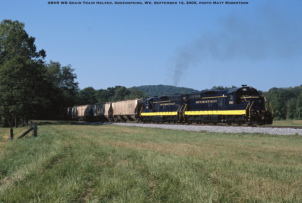 Green Spring, WV, SBVR Grain Train Helper, September 12, 2… Flickr
