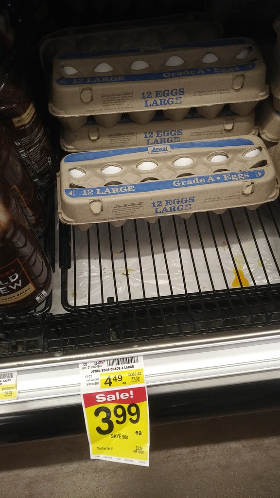 Eggs at the Jewel at Addison and Southport If you can't li… Flickr