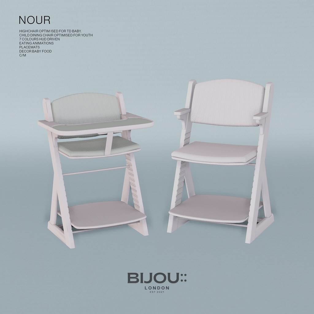 NOUR BIJOU Nour High Chair & Children's dining chair. F… Flickr