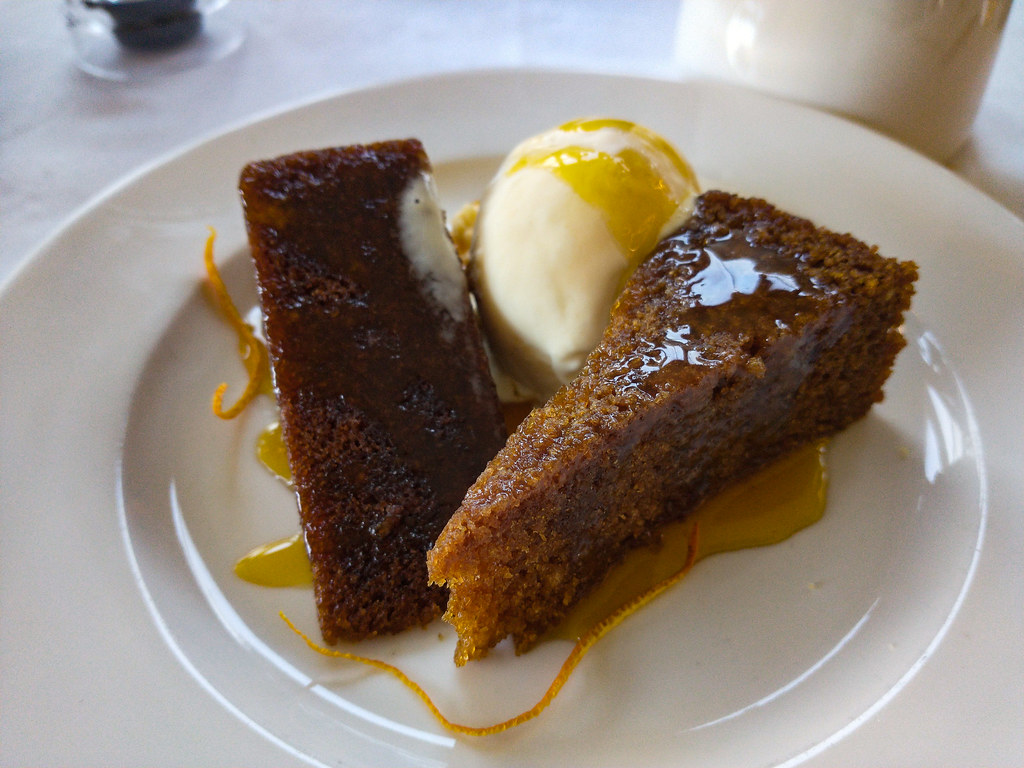 Marmalade Pudding With Cointreau Custard & Orange Ice Crea… Flickr