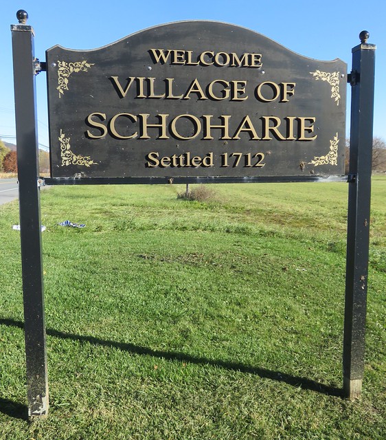 to the Village of Schoharie Sign (Schoharie, New York) a