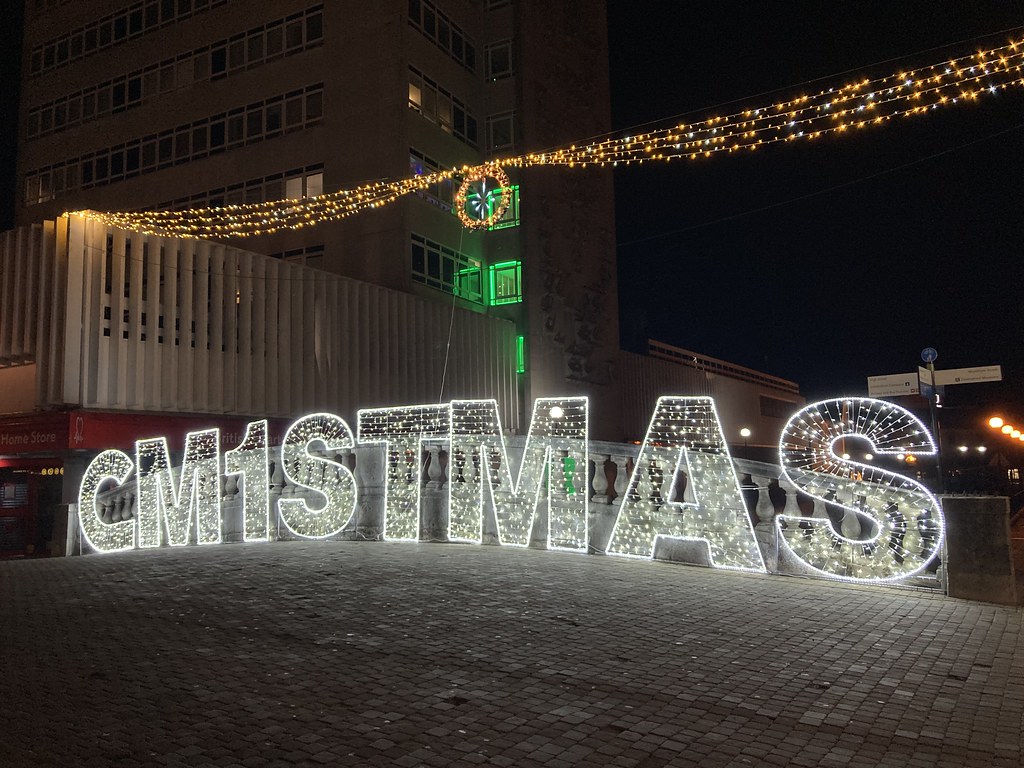 Christmas lights in Chelmsford Pip Holden Flickr
