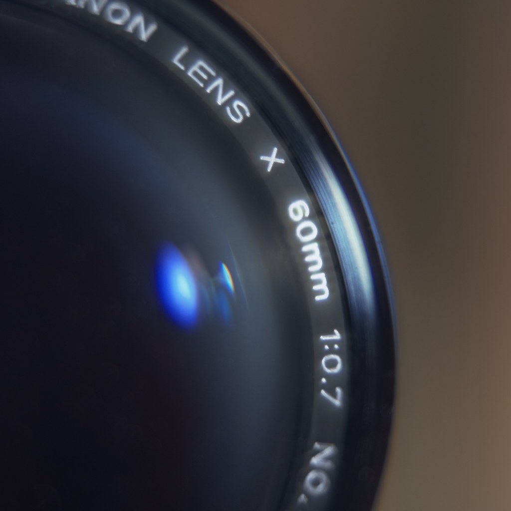 Vintage Xray lens Canon Lens X 60mm f/0.7 The Canon Lens… Flickr