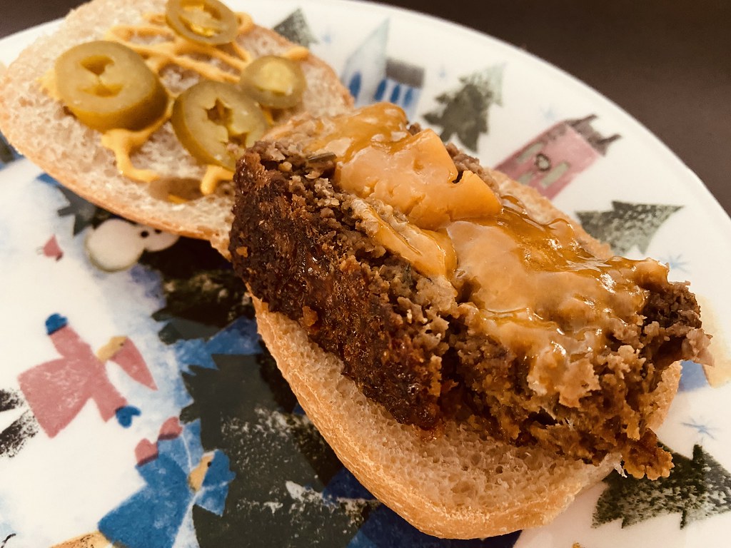 Jalapeños Cheddar Meatloaf Foodie Art culinArt Mr. Happy Face