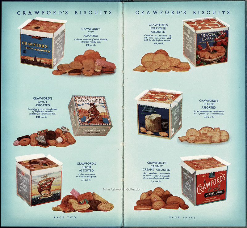 Crawford's Biscuits catalogue and price list, 1936 Flickr