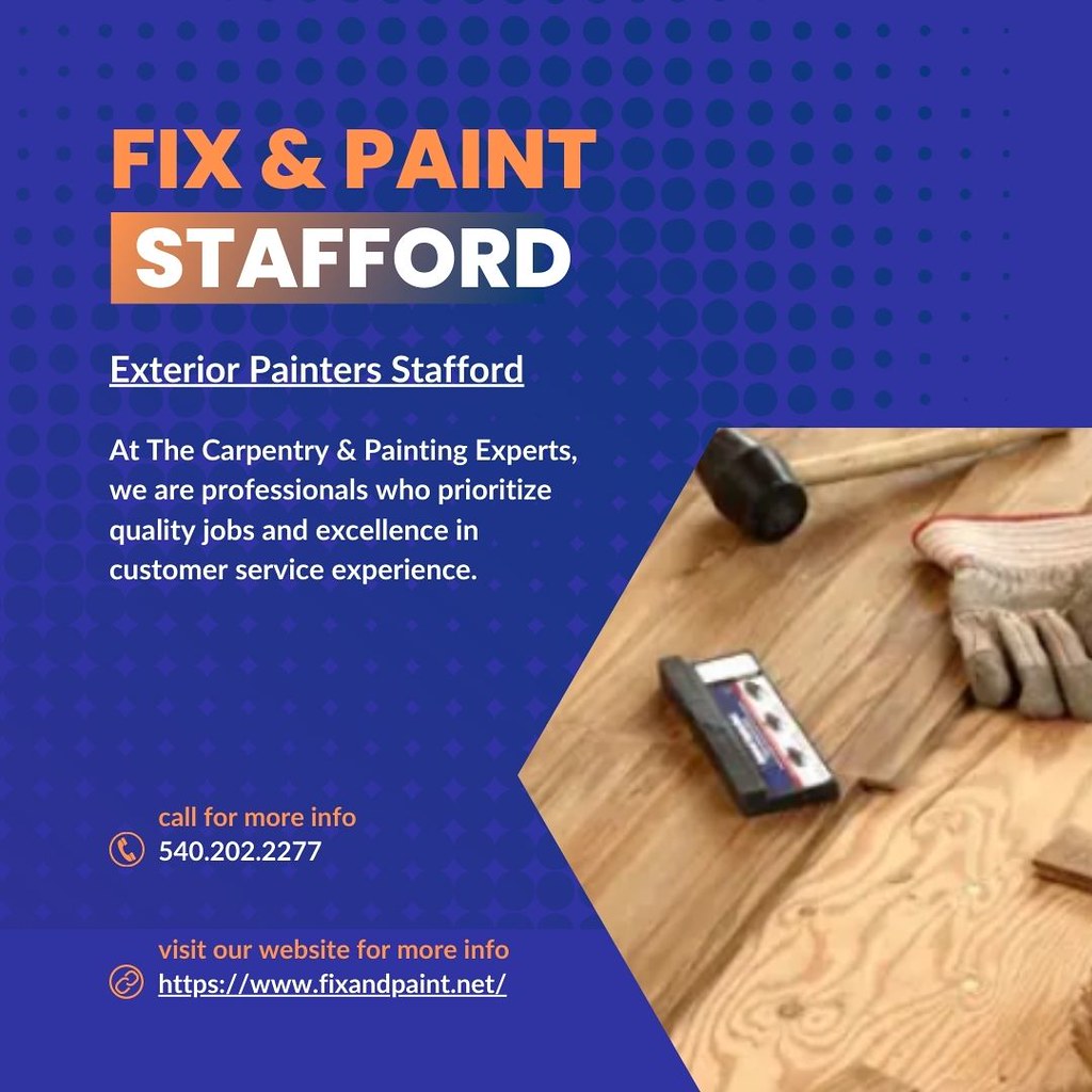 Exterior Painters Stafford Fix and Paint is regarded as th… Flickr