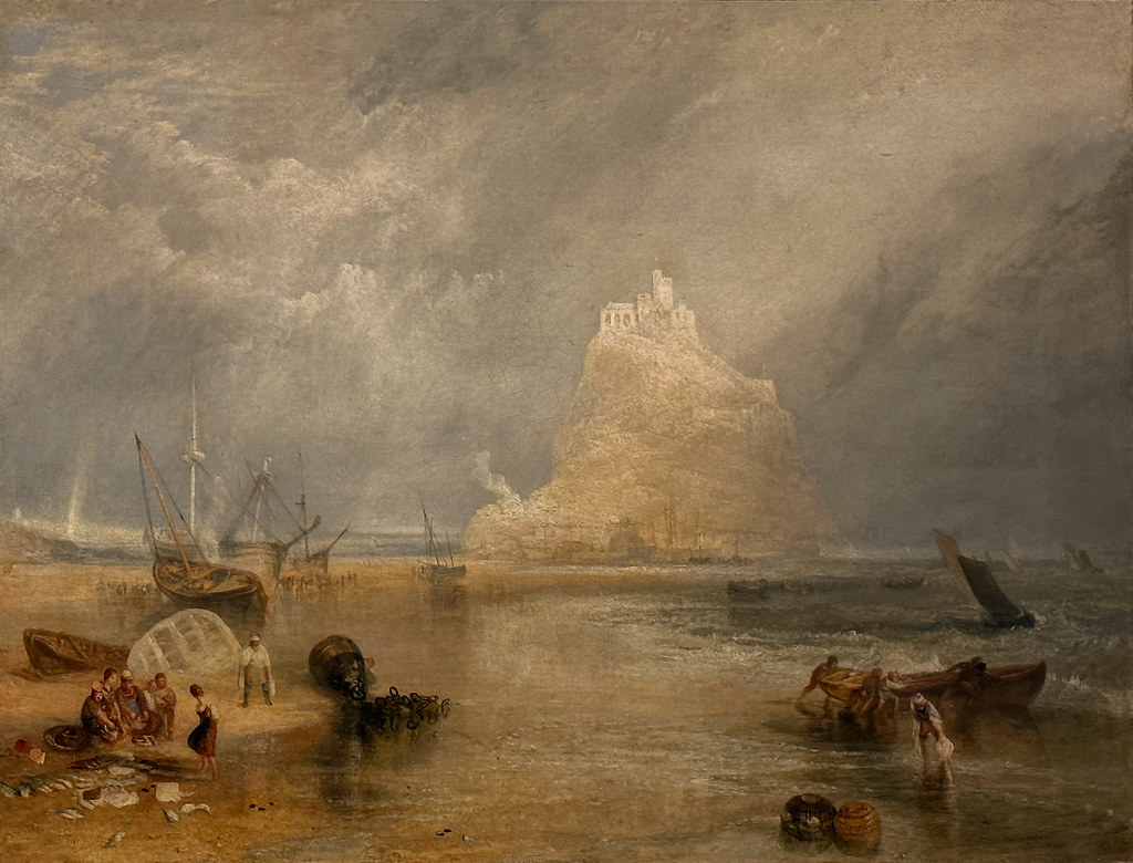 1834, J.M.W. Turner, St. Michael's Mount, Cornwall Flickr
