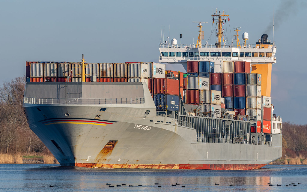 THETIS D 02196 prb20 Container Ship, NOK Fischerhütte 21.… Flickr