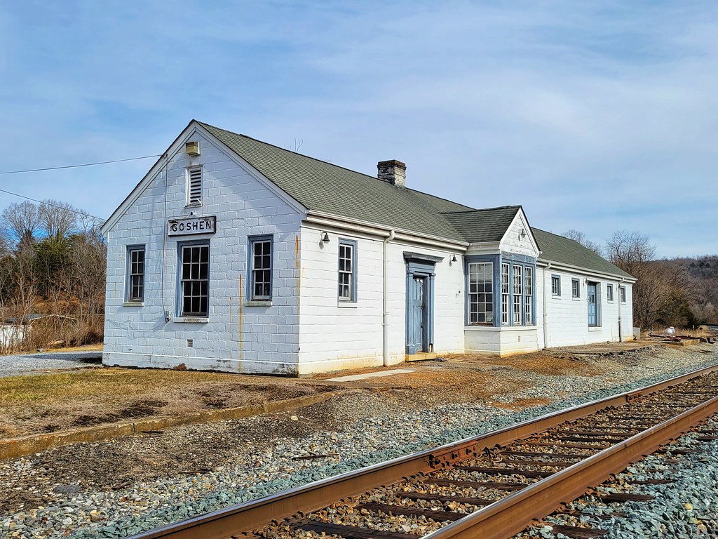 former C&O depot in Goshen, Virginia Kipp Teague Flickr