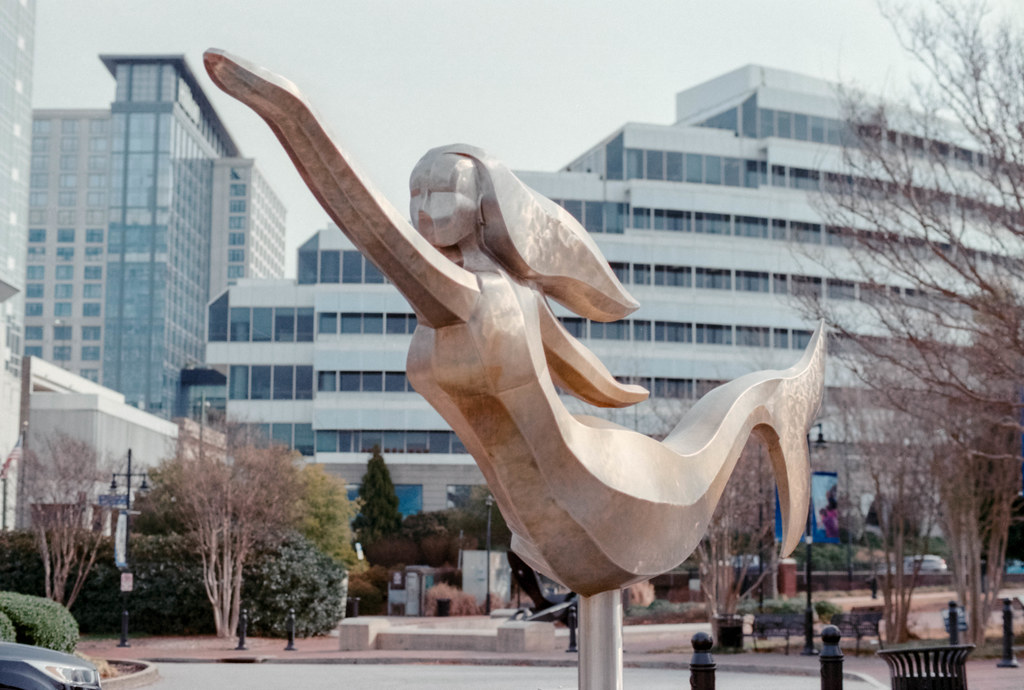 Mermaid statue outside of Nauticus in Norfolk, Virginia Flickr