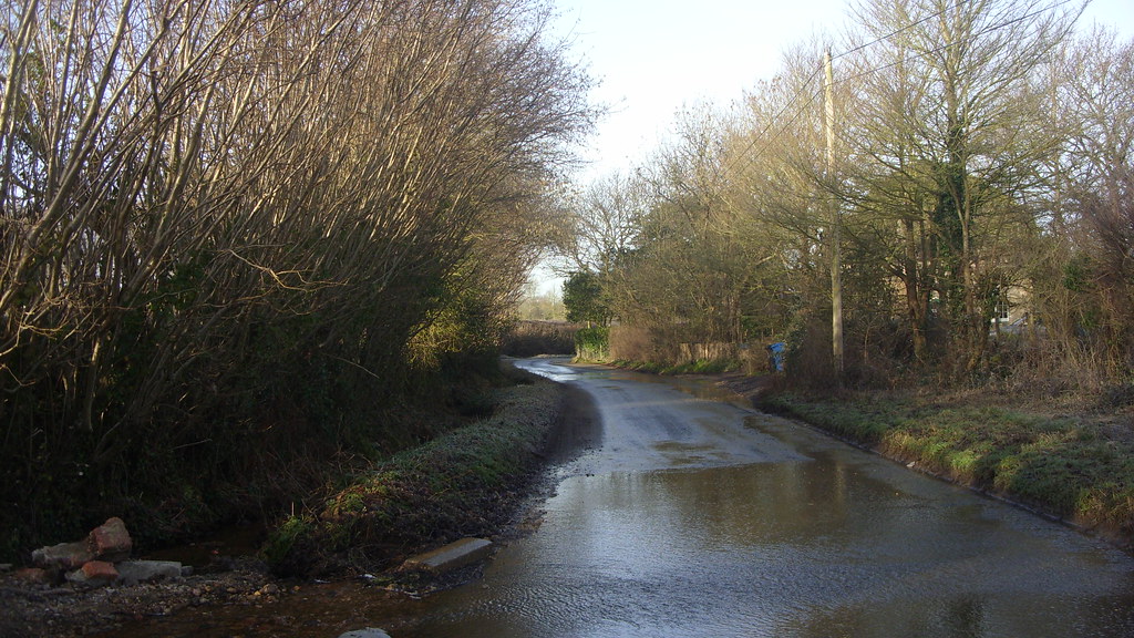 Frozen Flooding in Willett Road, Ashington, Corfe Mullen Flickr