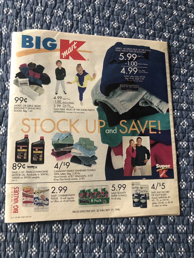 September 27, 1998 BIG Kmart Sales Paper Here is an other … Flickr