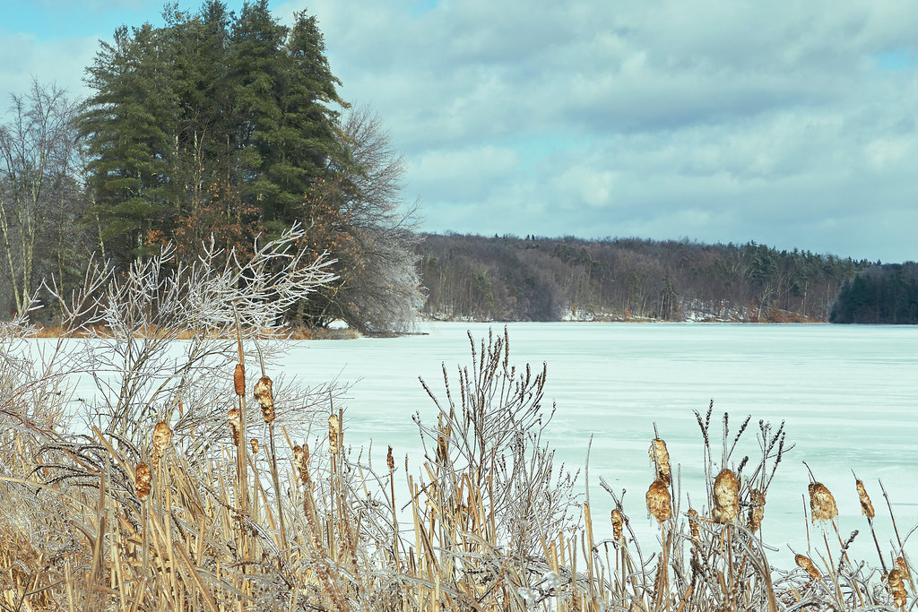 Lake With Glaze (Highland Lake, NY) 2522 Daniel Blizzwalker Flickr