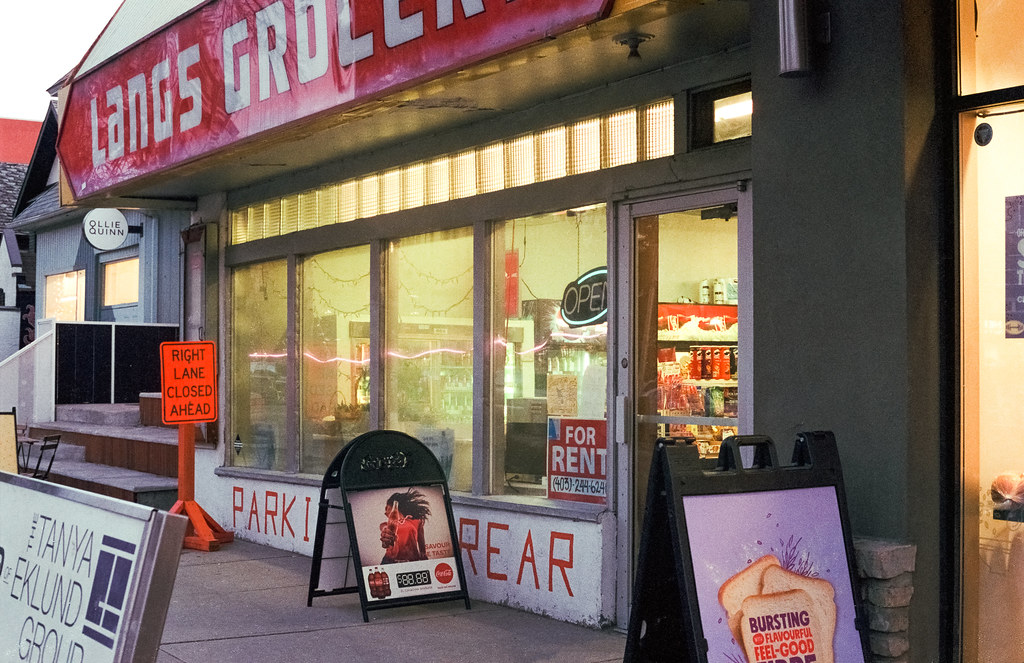 Langs Grocery 17th Ave, Calgary Canon EOS 1N / Fuji Superi… Connor