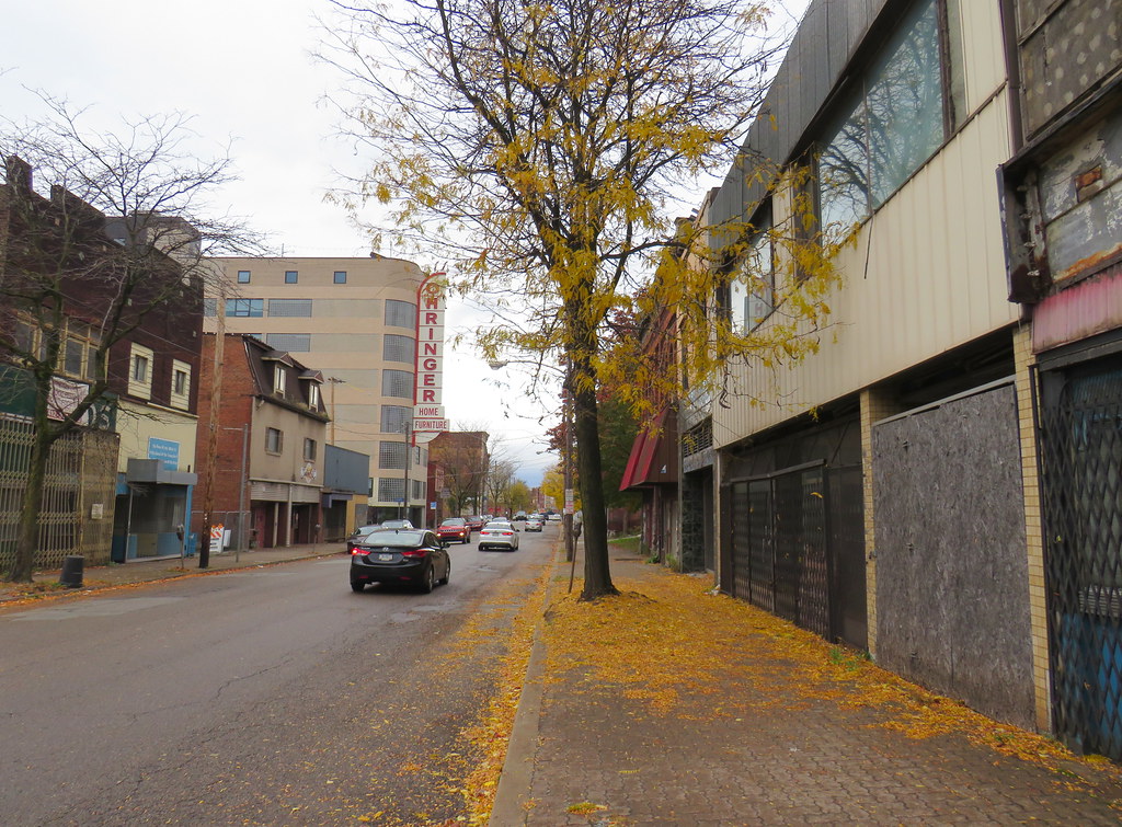 Downtown Braddock Though the main street is still looking … Flickr