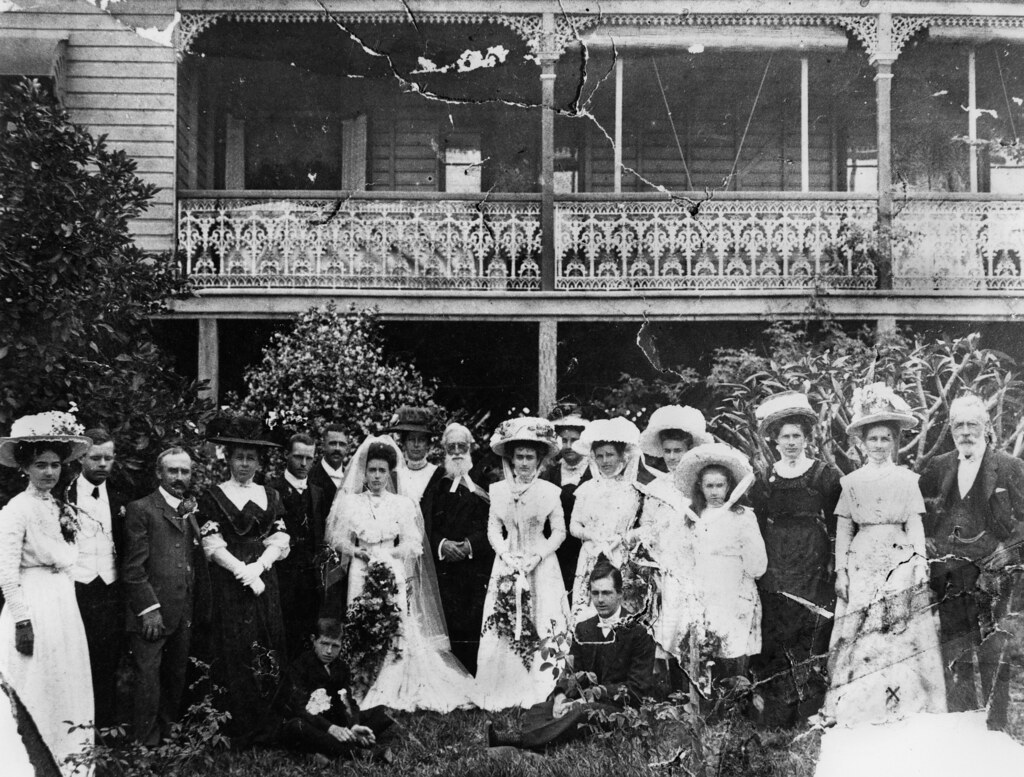 Rockhampton wedding party and group photo ca 1906 Creator… Flickr