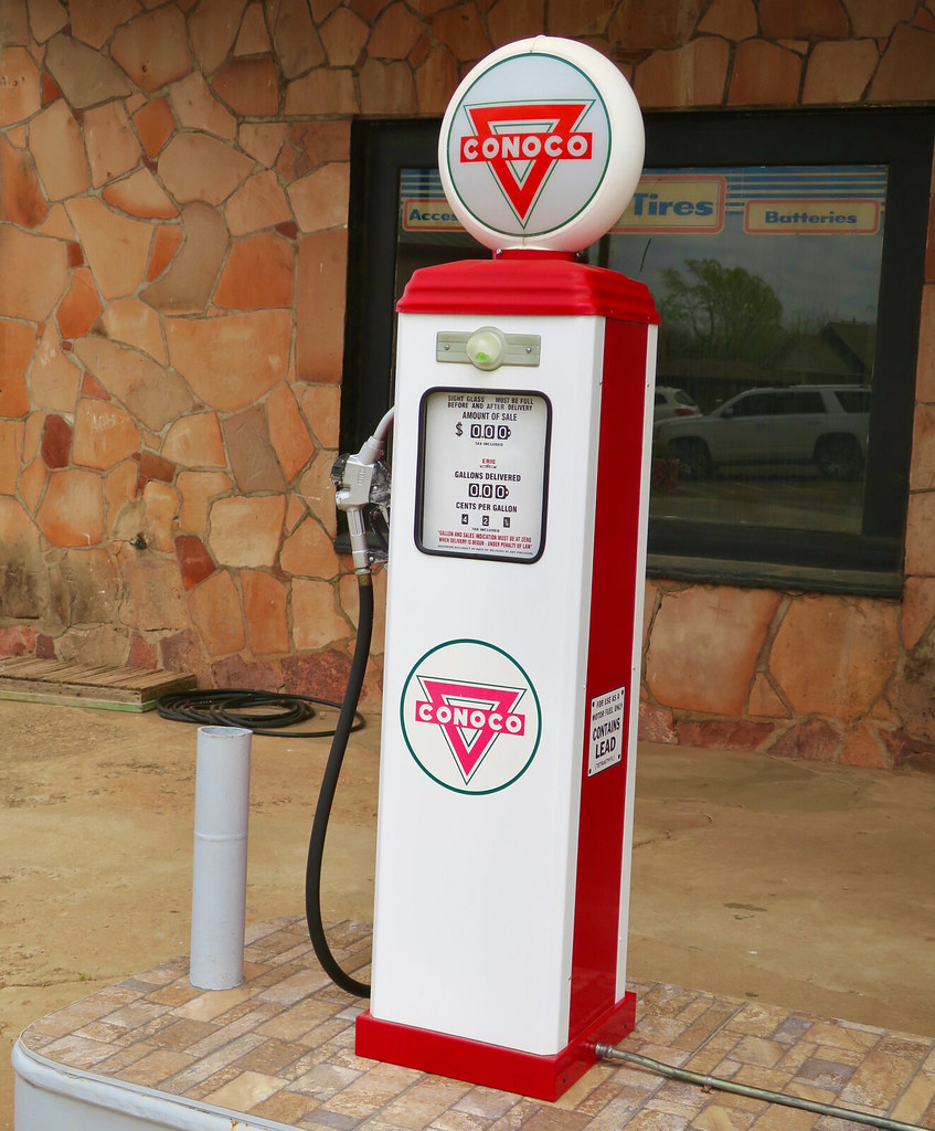 Cecils Gas Station, Wellston, OK Vintage Conoco gasoline p… Flickr