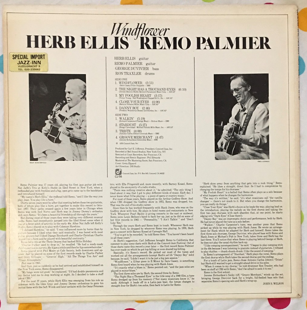 Herb Ellis • Remo Palmier Windflower (NM VG+) 2 Flickr