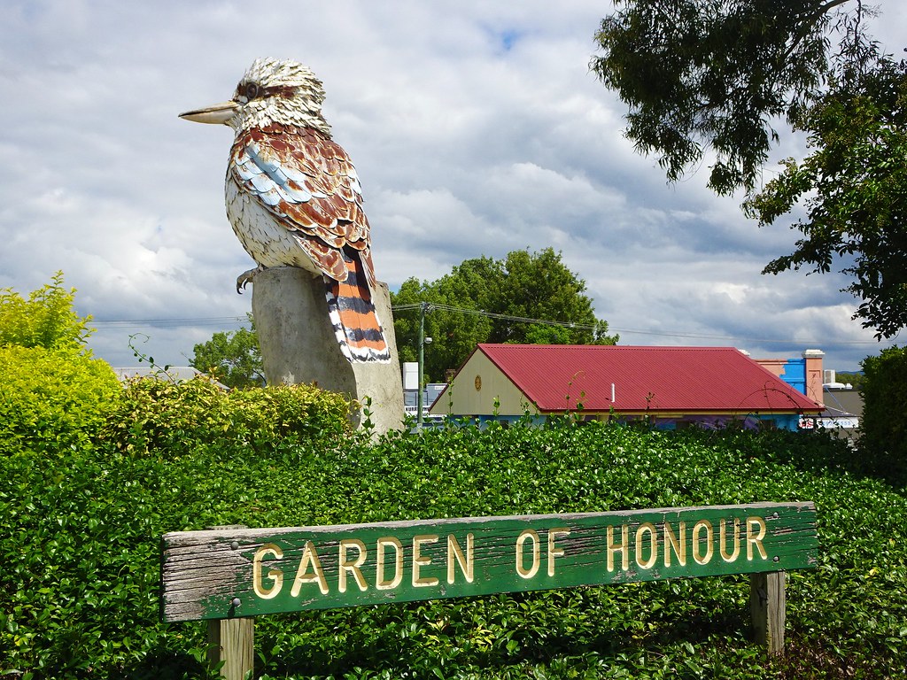 Kurri Kurri. The big Kookaburra statue in the Garden of Ho… Flickr