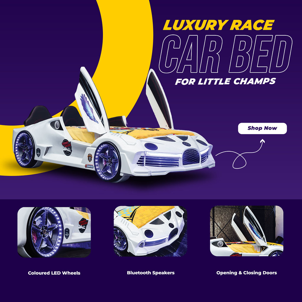 Luxury Race Car Beds for your Little Champ www.hurryguru.c… Flickr