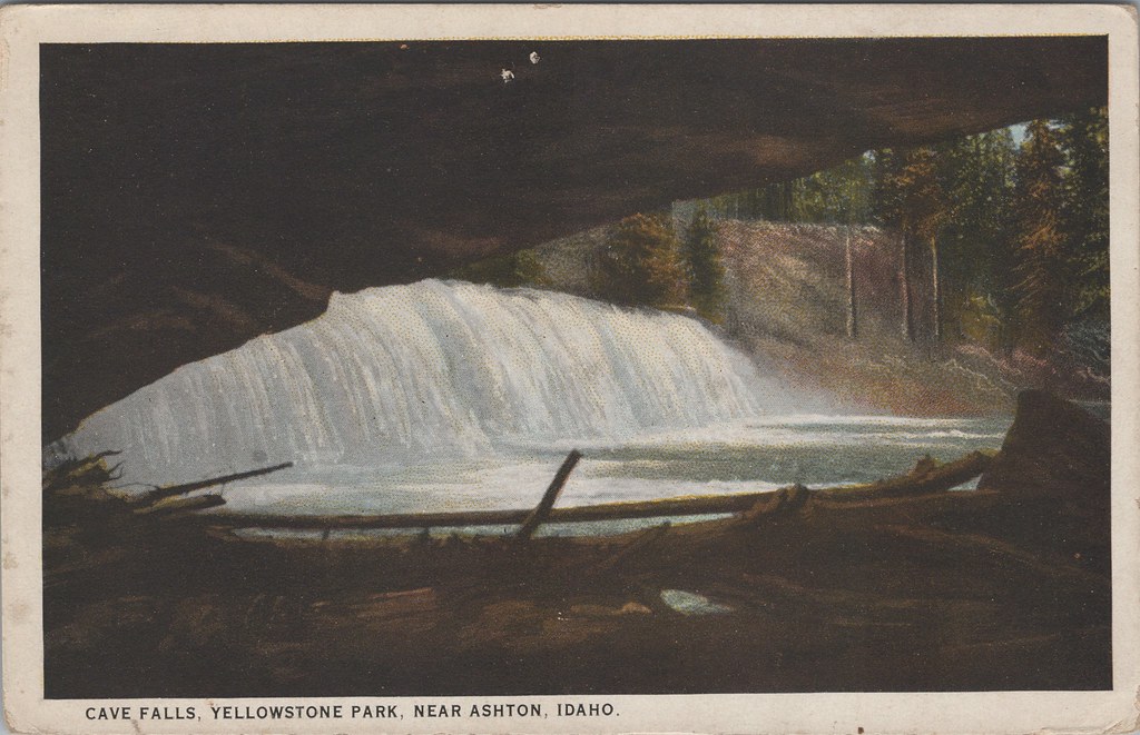 Cave Falls Yellowstone Park, near Ashton, Idaho. Kyra Lythgoe Flickr