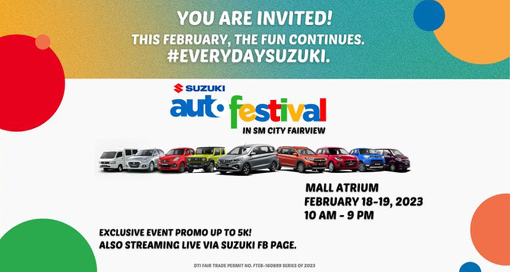 Suzuki brings Auto Festival to SM Fairview 2nd Opinion