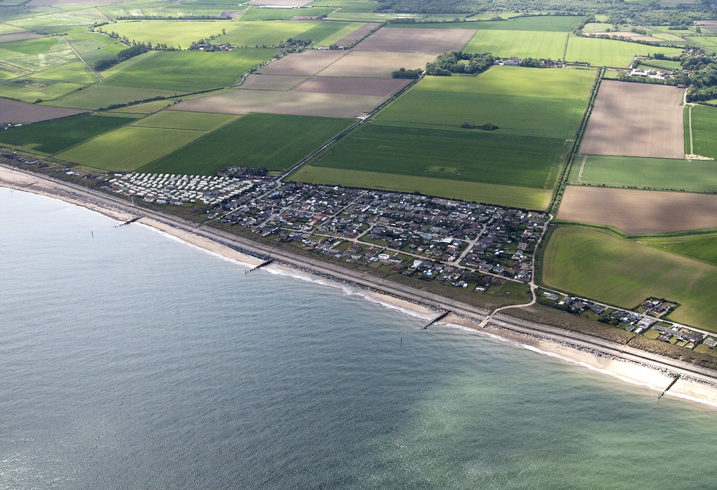EcclesonSea aerial image Norfolk coast a photo on Flickriver