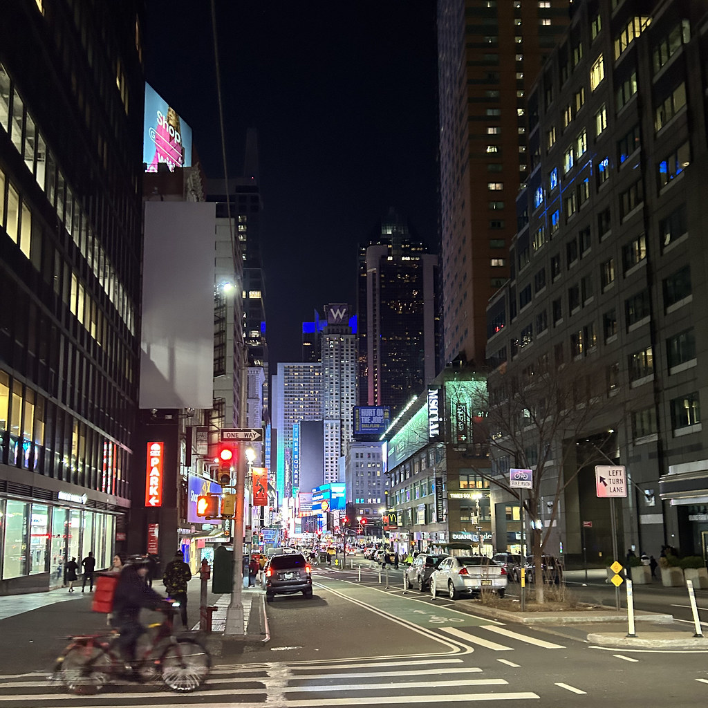 Broadway Valentine's Night Looking South from West 53rd… Flickr