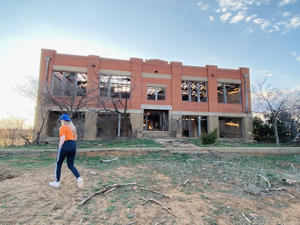 Whiteflat School, Motley County, Texas Whiteflat School, M… Flickr