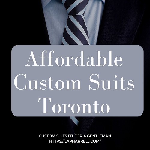 Affordable Custom Suits Toronto Lapharrell offers wide ran… Flickr