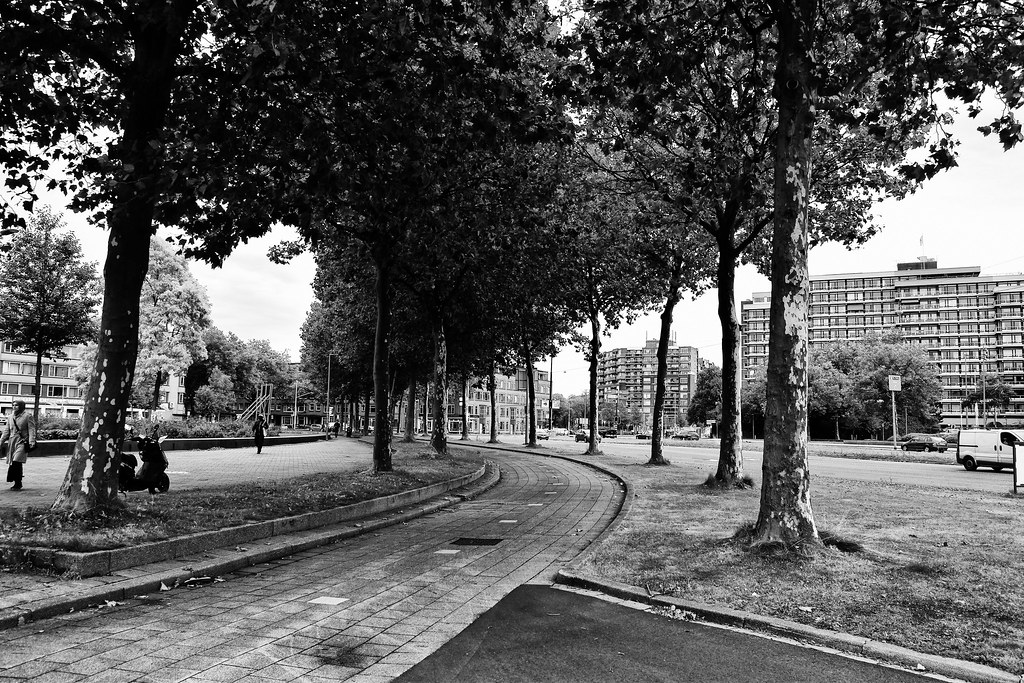 Fietspad Zuidplein Rotterdam Hans van Klei Flickr