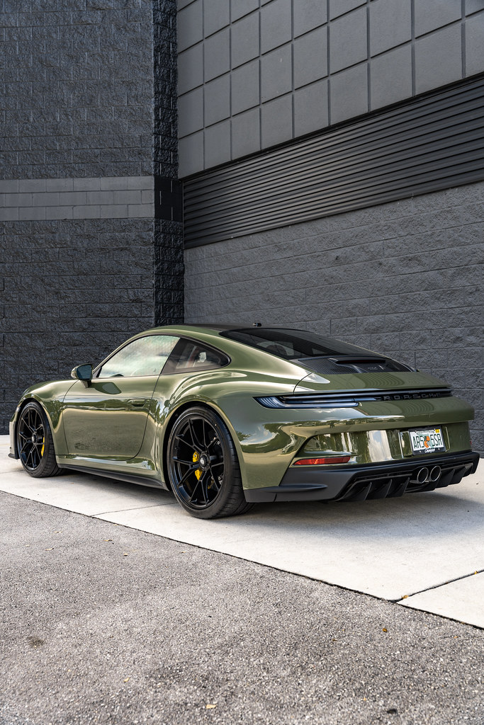 Porsche 992 GT3 Touring Nato Olive Flickr