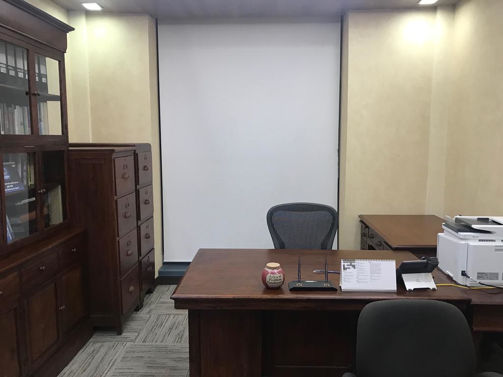 Bookcase, Filing and Desk Private collection. Leo Cloma