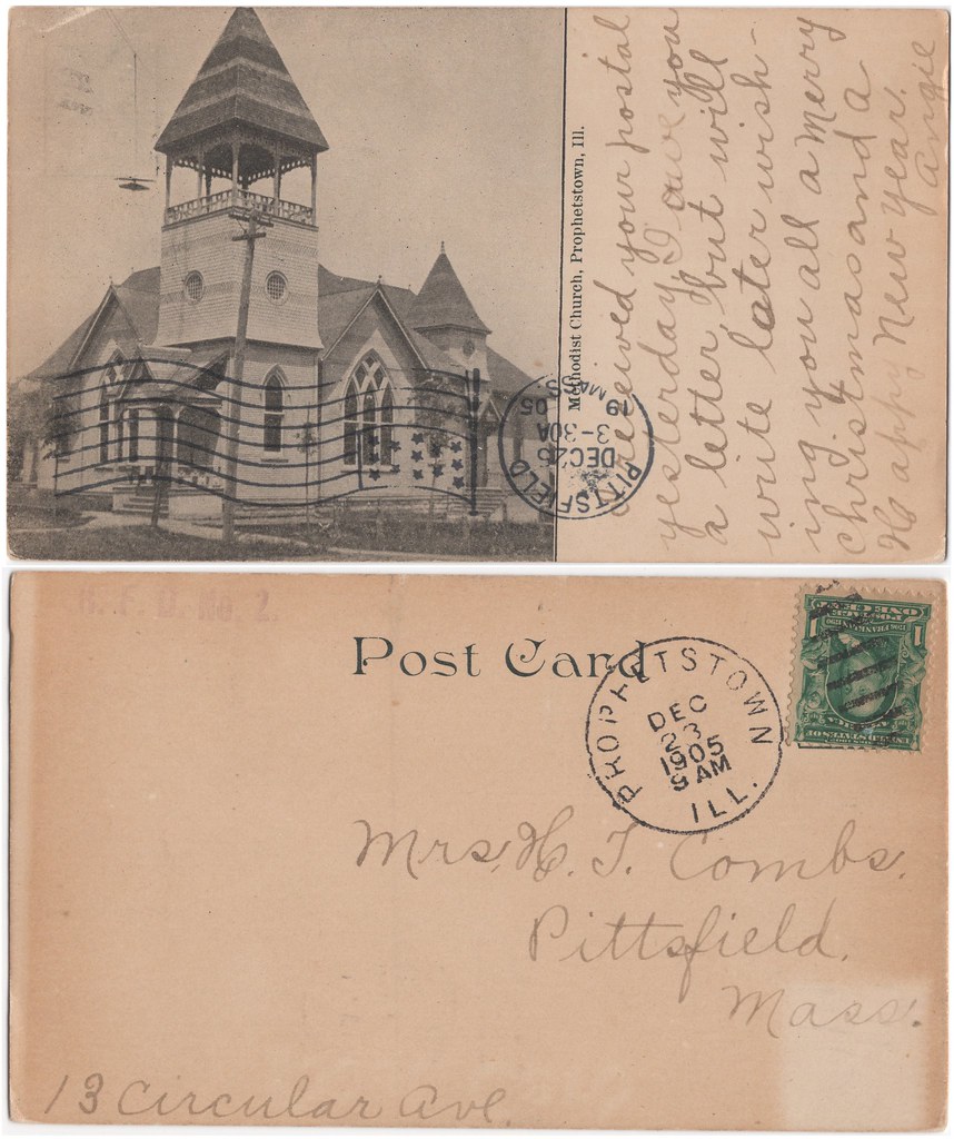 Prophetstown Methodist Church 1905 Image depicts Meth… Flickr