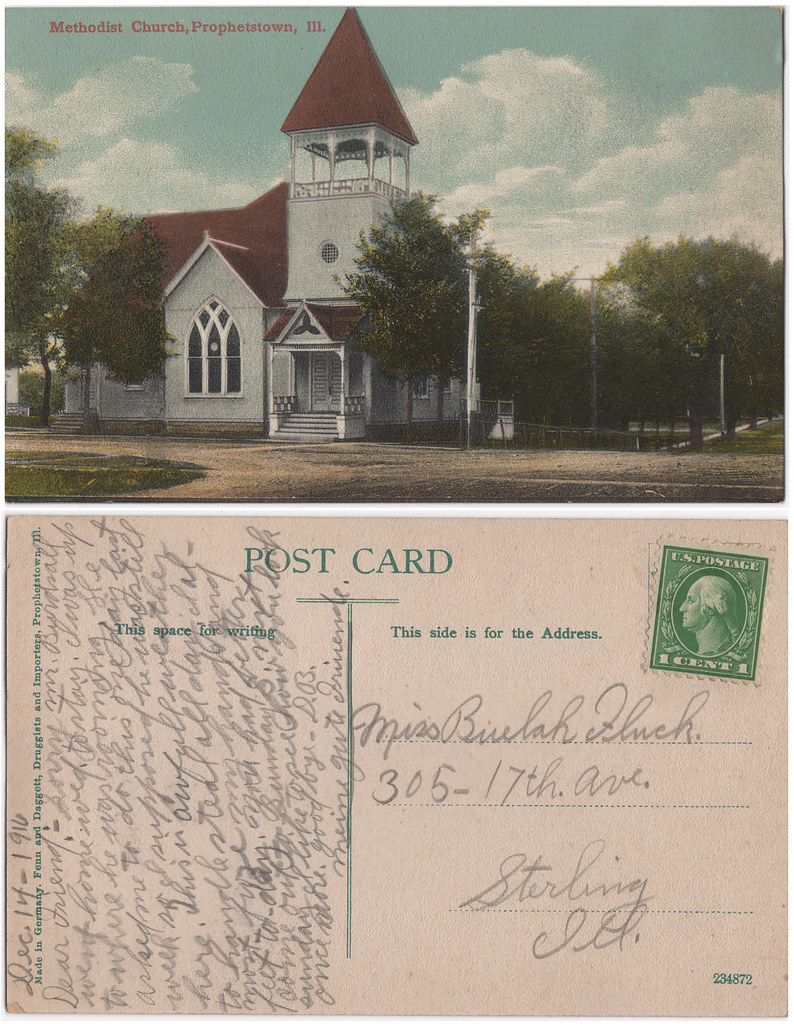 Prophetstown Methodist Church 1916 Image depicts Meth… Flickr
