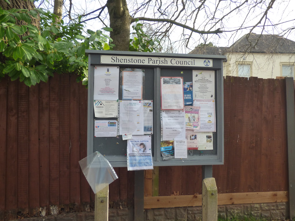 Shenstone Parish Council notice board A look around the St… Flickr