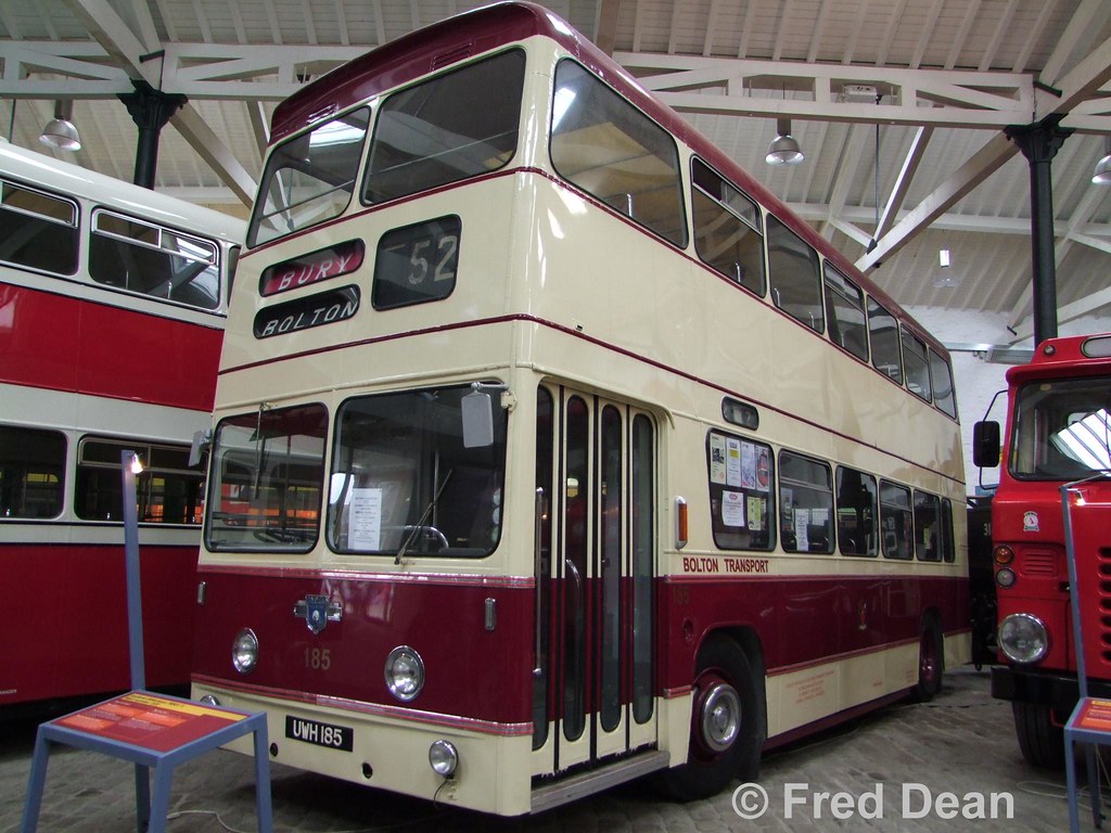 Bolton Transport 185 (UWH 185). Bolton Transport Leyland A… Flickr