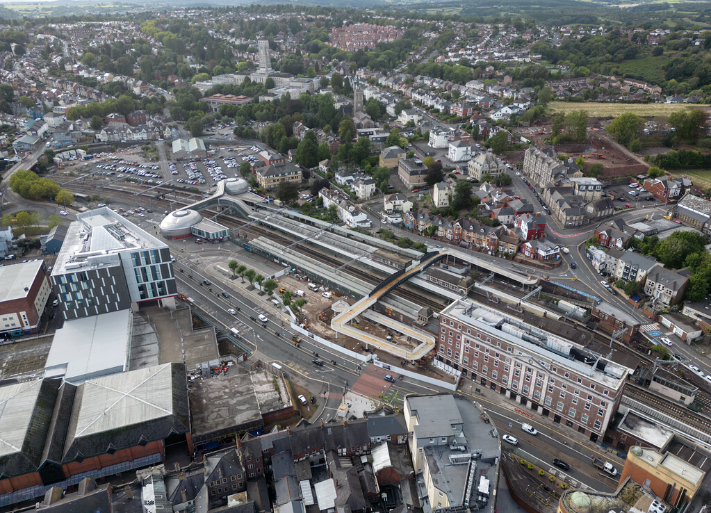 Newport Station aerial image Wales Aerial view of Newpor… Flickr