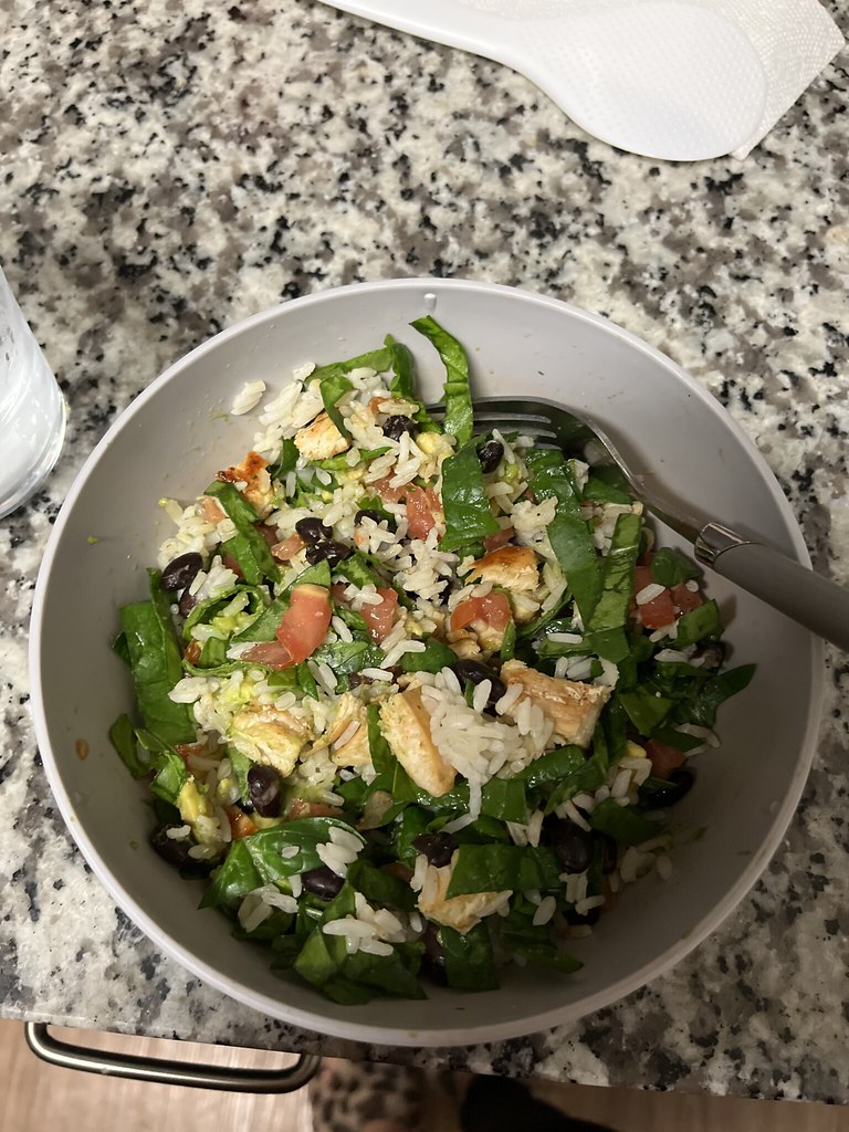 "chipotle" bowl a mixture of white rice, black beans, toma… Flickr