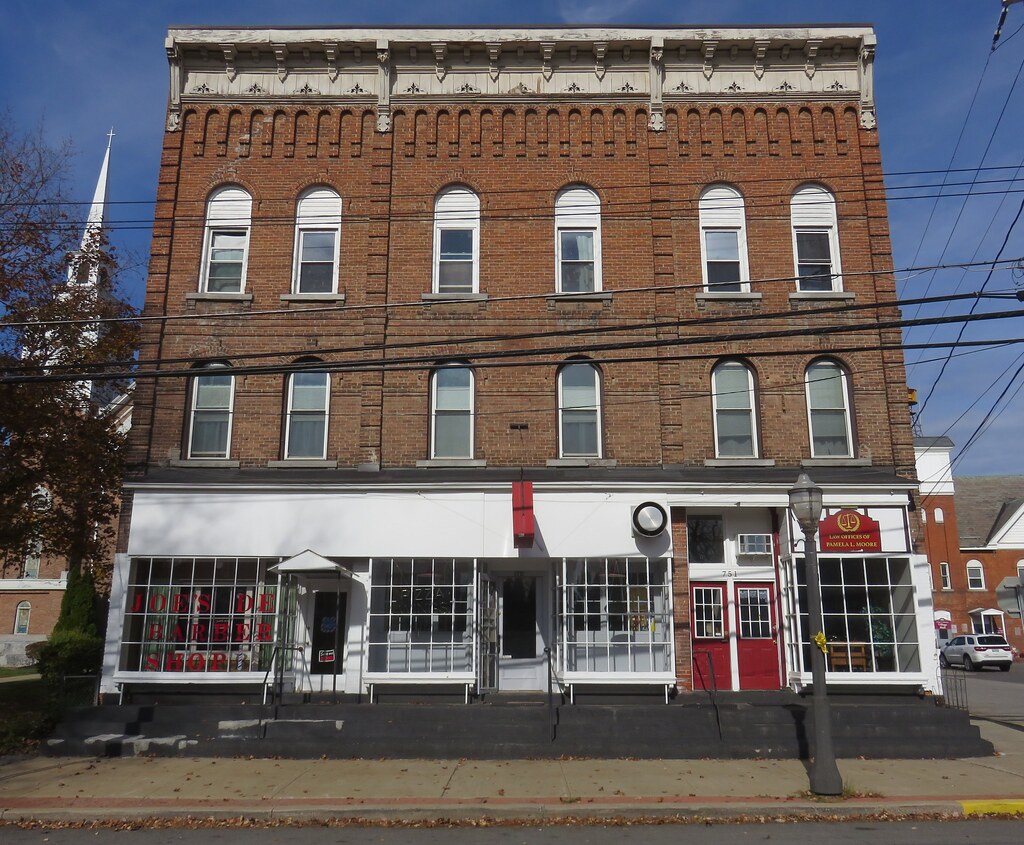 Italianate Commercial Building (Stillwater, New York) Flickr