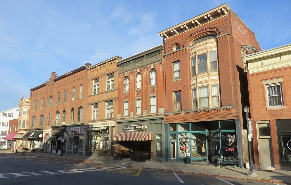 Storefront Block (Ballston Spa, New York) Ballston Spa, Ne… Flickr