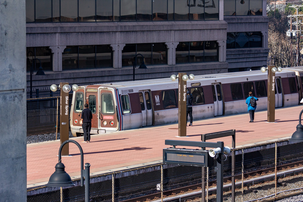 Silver Spring Metro Station Silver Spring MD Feb 14 2023 (… Flickr