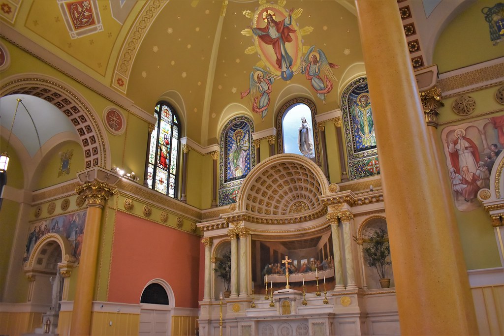 Saint Cecilia Church † Boston, Massachusetts The main alta… Flickr