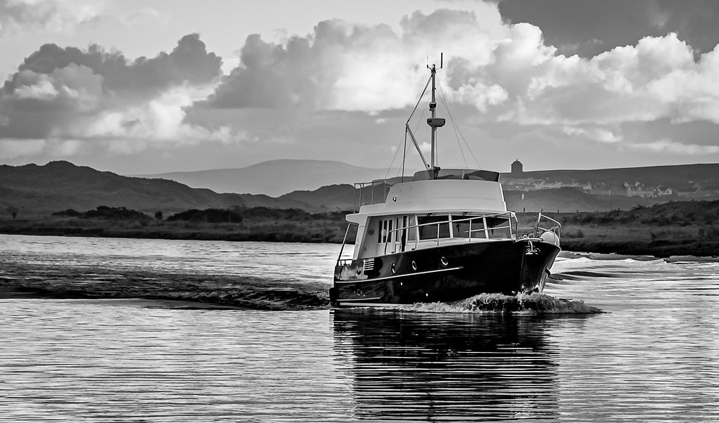 Greg's Boat Mono Sue McBean Flickr
