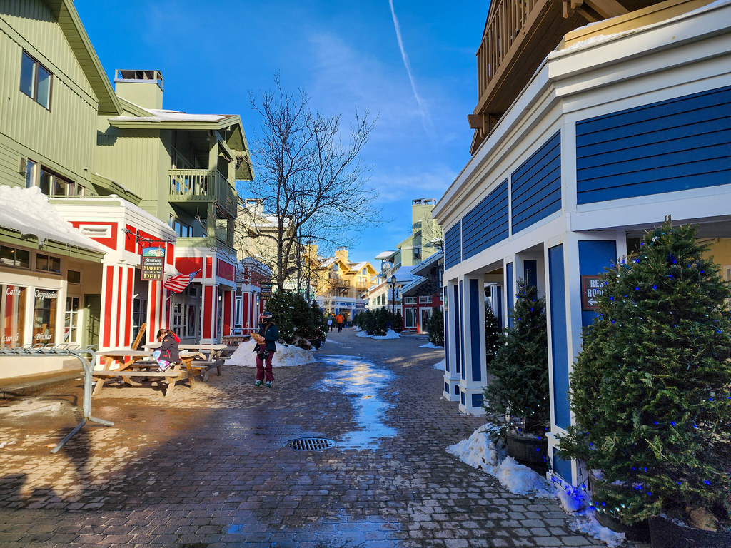 Stratton Village At the base of Stratton Mountain. Joe Shlabotnik