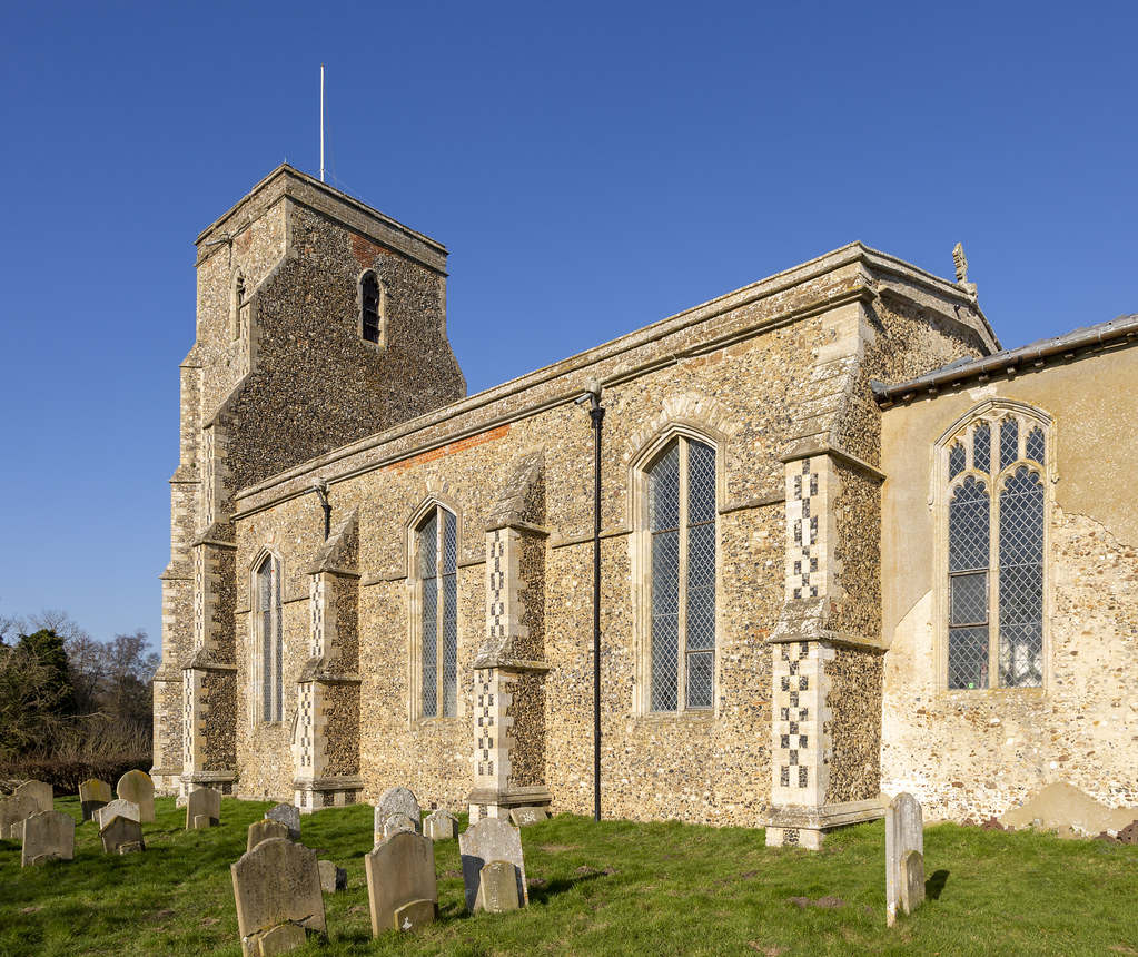 20IDM0152 Village parish church Parham, Suffolk, England, … Ian