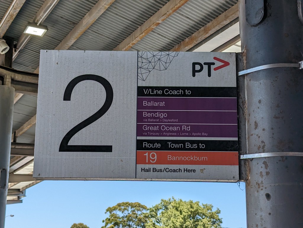 Bus Bay 2 sign at Geelong Station Jarred Crowe Flickr